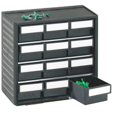 ESD Small Parts Drawer Unit, 12 Drawers MPN:294-4ESD