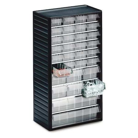 Small Parts Drawer Unit, 32 Drawers, Clear MPN:550C-3