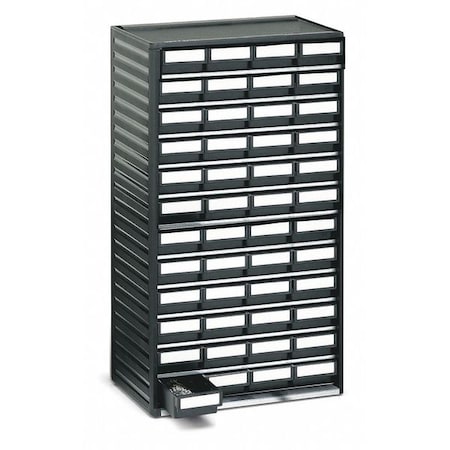 Polypropylene, Galvanised Steel, Polystyrene, 48 Drawers, 180mm D x 310mm W MPN:551-4ESD