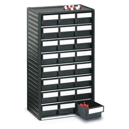 ESD Small Parts Drawer Unit, 24 Drawers MPN:554-4ESD