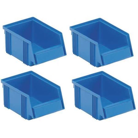 Hang & Stack Storage Bin, 4 PK MPN:SBS4-1015-6