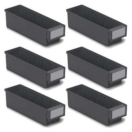 Hang & Stack Storage Bin, 6 PK MPN:SBS6-3010-4ESD