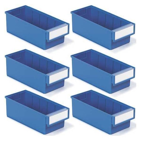 Shelf Storage Bin, 4 in; 5 in W, 6 PK MPN:SBS6-3015-6