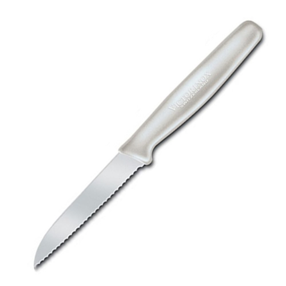 Victorinox Serrated Sheeps Foot Paring Knife, 3-1/4in, White MPN:42807