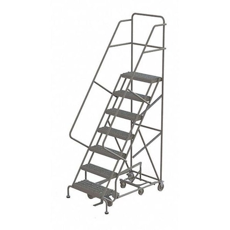 106 in H Steel All Direction Ladder, 7 Steps, 450 lb Load Capacity MPN:KDAD107242