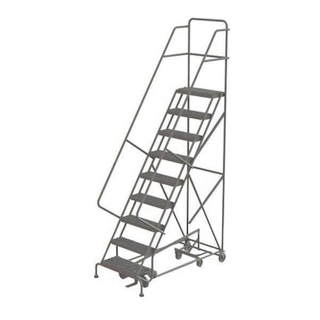 126 in H Steel All Direction Ladder, 9 Steps, 450 lb Load Capacity MPN:KDAD109242