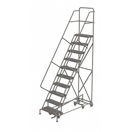 136 in H Steel All Direction Ladder, 10 Steps, 450 lb Load Capacity MPN:KDAD110242