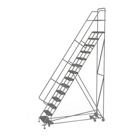 176 in H Steel All Direction Ladder, 14 Steps, 450 lb Load Capacity MPN:KDAD114242