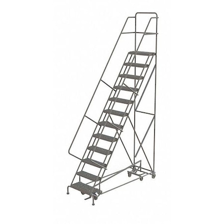 156 in H Steel All Direction Ladder, 12 Steps, 450 lb Load Capacity MPN:KDED112242