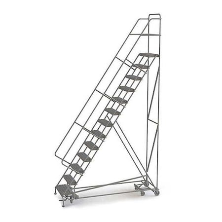 166 in H Steel All Direction Ladder, 13 Steps, 450 lb Load Capacity MPN:KDED113242