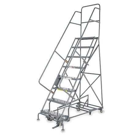 166 in H Steel All Direction Ladder, 13 Steps, 450 lb Load Capacity MPN:KDED113246