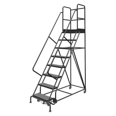 116 in H Steel Rolling Ladder, 8 Steps, 450 lb Load Capacity MPN:KDSR108246-D3