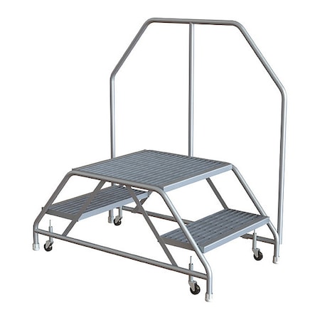 Rolling Step Stool with Handrail, 2-Step MPN:MCTS2424A