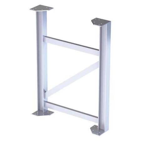 Aluminum Support Leg, 500 lb Load Capacity, 45