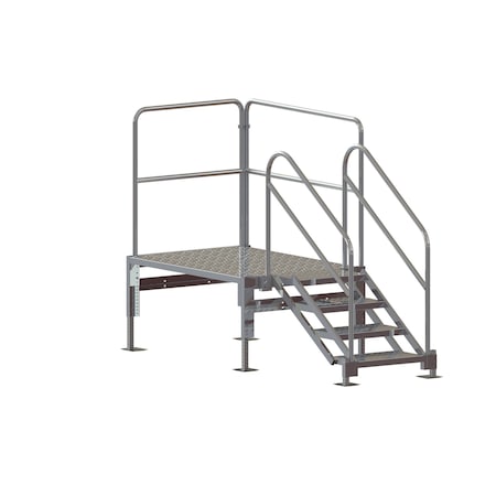 Stair Unit, Alum, 3 to 4 Steps, 1000 lb Cap MPN:TAVSC34-AS