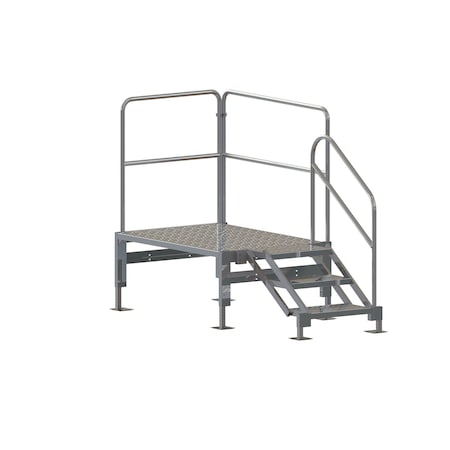 Stair Unit, Alum, 2 to 3 Steps, 1000 lb Cap MPN:TAVSO23-AS