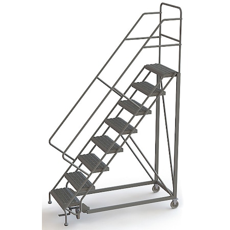 116 in H Steel Configurable Rolling Ladder, 8 Steps, 450 lb Load Capacity MPN:UKDEC108242