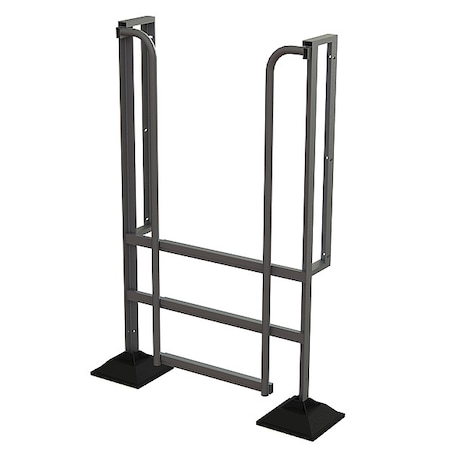 72 in Overall H, Ladder, Aluminum, 3 Steps, Aluminum Mill Finish, 500 lb Load Capacity MPN:URTL903
