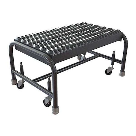 Mobile Step Stand, Aluminum, Serrated, 24in MPN:WLAR001245