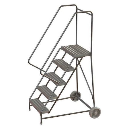 82 in H Aluminum Wheelbarrow Ladder, 5 Steps, 350 lb Load Capacity MPN:WLARTR105244