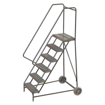 92 in H Aluminum Wheelbarrow Ladder, 6 Steps, 350 lb Load Capacity MPN:WLARTR106164