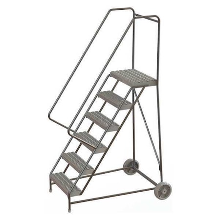 92 in H Aluminum Wheelbarrow Ladder, 6 Steps, 350 lb Load Capacity MPN:WLARTR106165