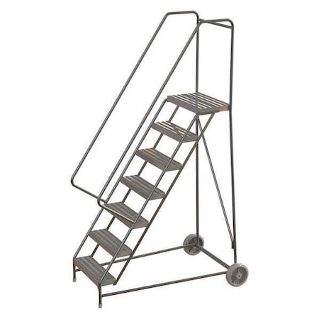 102 in H Aluminum Wheelbarrow Ladder, 7 Steps, 350 lb Load Capacity MPN:WLARTR107164