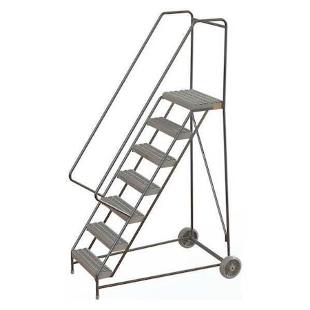 102 in H Aluminum Wheelbarrow Ladder, 7 Steps, 350 lb Load Capacity MPN:WLARTR107245