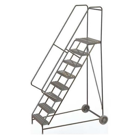 112 in H Aluminum Wheelbarrow Ladder, 8 Steps, 350 lb Load Capacity MPN:WLARTR108244