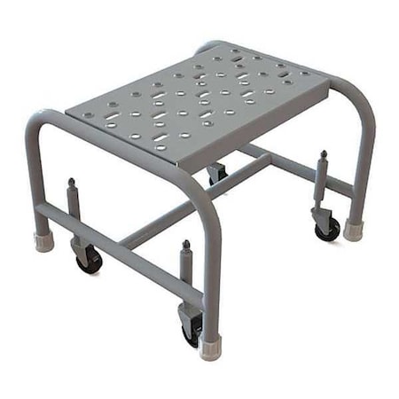 Mobile Step Stand, Steel, Perforated, 16inW MPN:WLSR001166