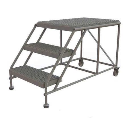 Mobile Work Platform, 3 Step, Steel, 30