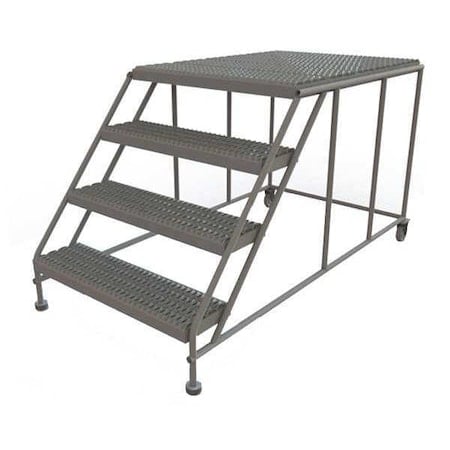 Mobile Work Platform, 4 Step, Steel, 40