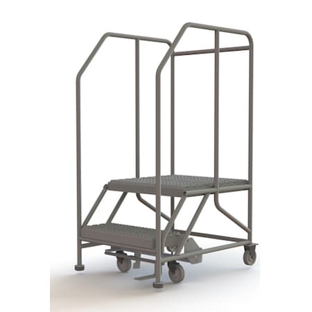 Mobile Work Platform, 20 in H, 24 in W, 24 in D, Steel, 800 lb Load Capacity MPN:WLWP122424SL
