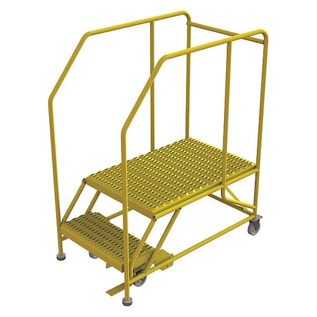 Work Platform, 2-Step, 800 lb.Cap, Steel MPN:WLWP122436SL-Y
