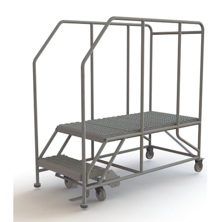 Mobile Work Platform, 20 in H, 24 in W, 47 in D, Steel, 800 lb Load Capacity MPN:WLWP122448SL