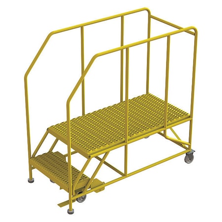 Work Platform, 2-Step, 800 lb.Cap, Steel MPN:WLWP122448SL-Y