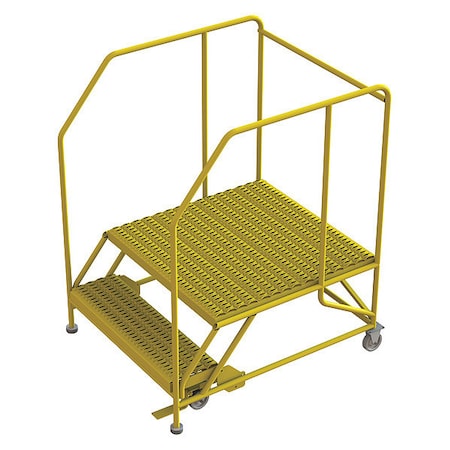 Work Platform, 2-Step, 800 lb.Cap, Steel MPN:WLWP123636SL-Y