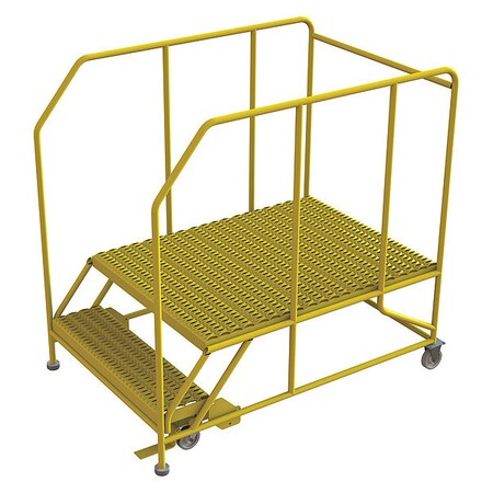 Work Platform, 2-Step, 800 lb.Cap, Steel MPN:WLWP123648SL-Y