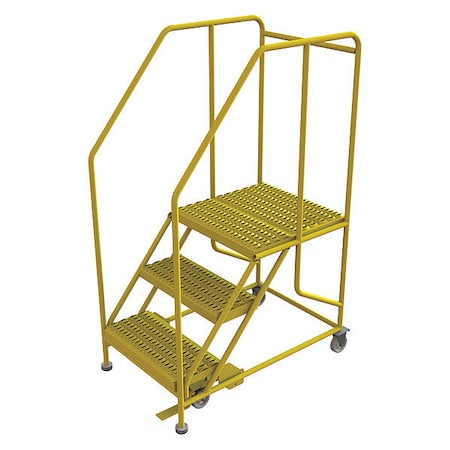 Work Platform, 3-Step, 800 lb.Cap, Steel MPN:WLWP132424SL-Y