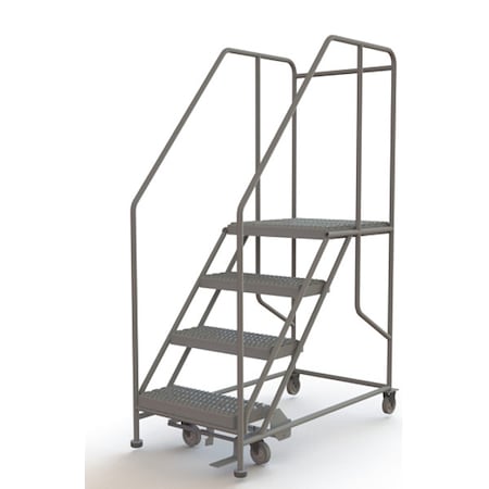 Mobile Work Platform, 40 in H, 24 in W, 24 in D, Steel, 800 lb Load Capacity MPN:WLWP142424SL