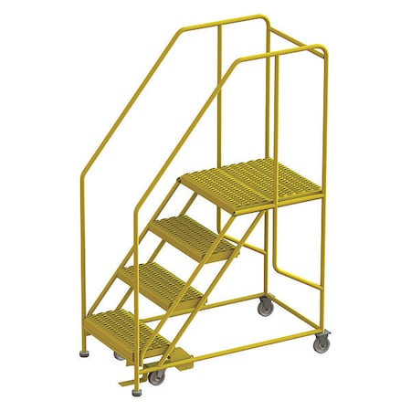 Work Platform, 4-Step, 800 lb.Cap, Steel MPN:WLWP142424SL-Y