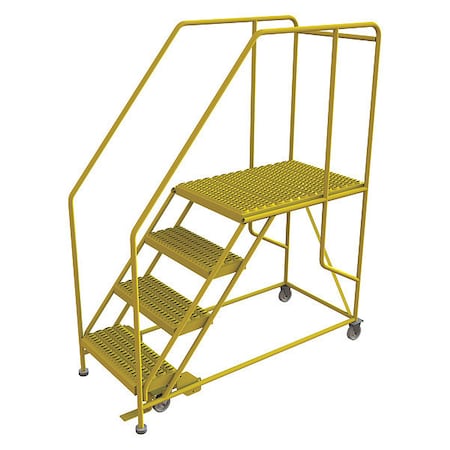Work Platform, 4-Step, 800 lb.Cap, Steel MPN:WLWP142436SL-Y