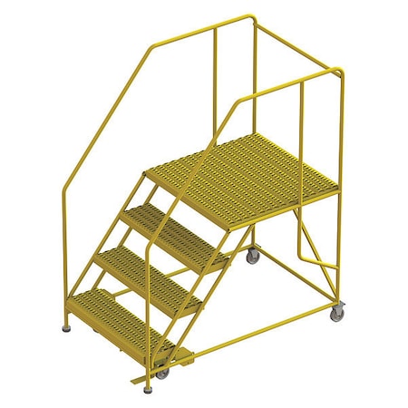 Work Platform, 4-Step, 800 lb.Cap, Steel MPN:WLWP143636SL-Y