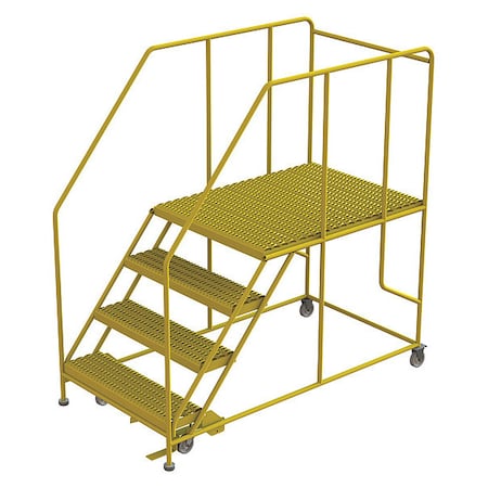 Work Platform, 4-Step, 800 lb.Cap, Steel MPN:WLWP143648SL-Y