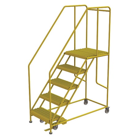 Work Platform, 5-Step, 800 lb.Cap, Steel MPN:WLWP152424SL-Y