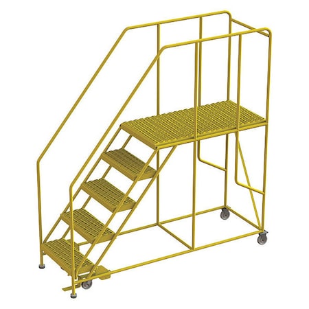 Work Platform, 5-Step, 800 lb.Cap, Steel MPN:WLWP152448SL-Y