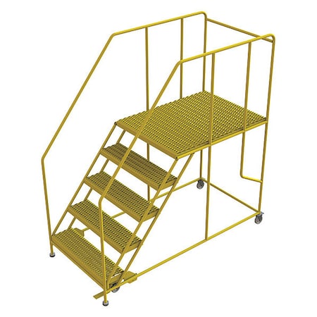 Work Platform, 5-Step, 800 lb.Cap, Steel MPN:WLWP153648SL-Y