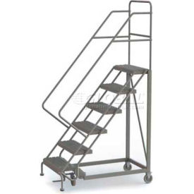 6 Step Configurable Forward Descent Rolling Ladder - Perforated Tread UKDEC106246 UKDEC106246