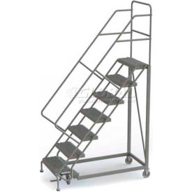 7 Step Configurable Forward Descent Rolling Ladder - Grip Strut Tread UKDEC107242 UKDEC107242