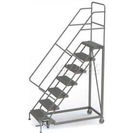 7 Step Configurable Forward Descent Rolling Ladder - Perforated Tread UKDEC107246 UKDEC107246